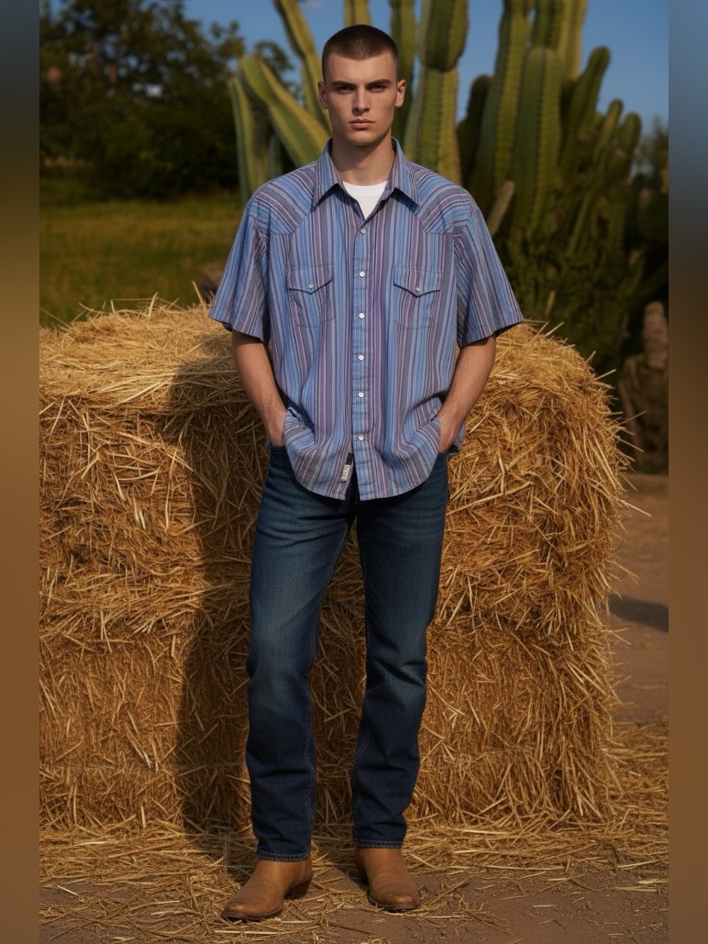 Plainsman Square Tail Pearl Snap Shirt